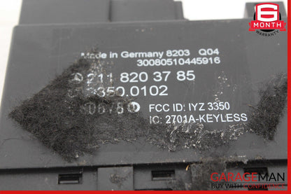 06-11 Mercedes W219 CLS550 E350 E550 Rear Door Keyless Go Control Module Unit