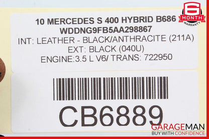 07-14 Mercedes W221 S400 CL550 Left Side Dashboard AC A/C Air Vent Black OEM