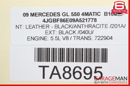 07-12 MERCEDES X164 GL550 4MATIC FRONT RIGHT SEATBELT SEAT BELT RETRACTOR OEM