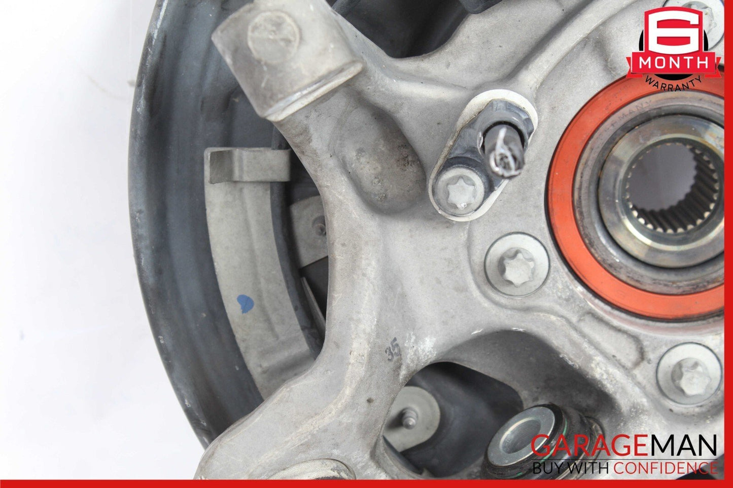 08-15 Mercedes W204 C250 Rear Right Spindle Knuckle Hub Bearing w/ Brake Rotor