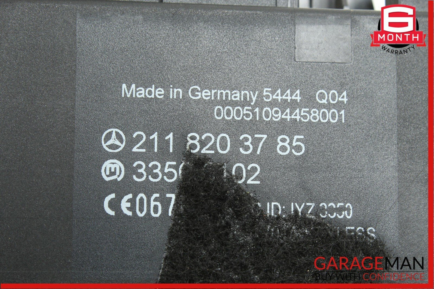 06-11 Mercedes W219 CLS500 E350 Rear Door Keyless Go Entry Control Module Unit