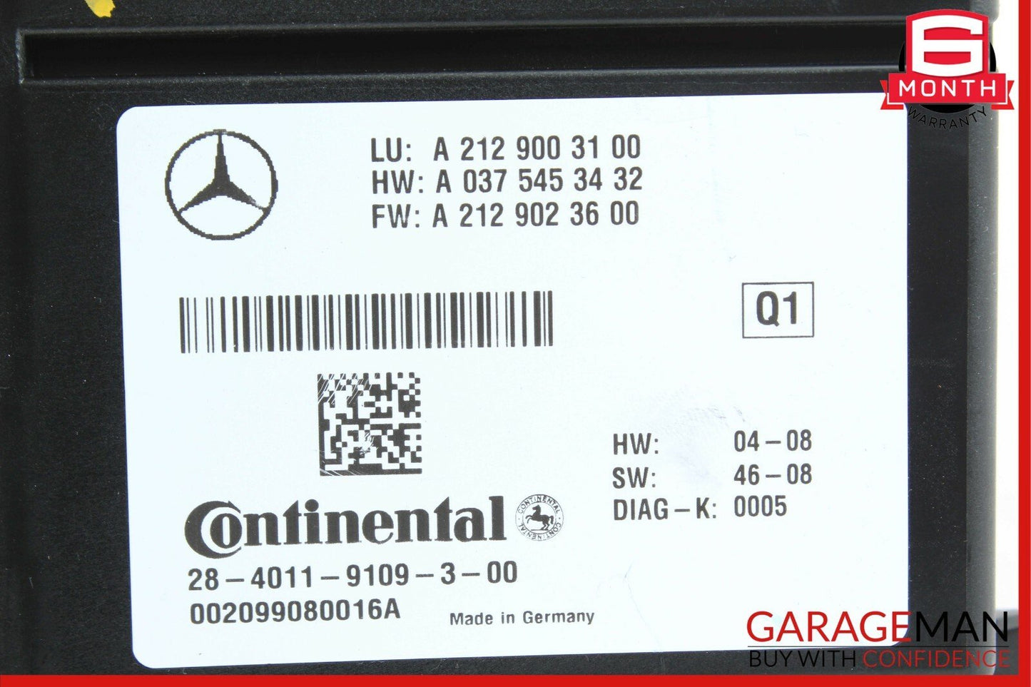 10-13 Mercedes W221 S400 E550 Distronic Adaptive Cruise Control Module OEM