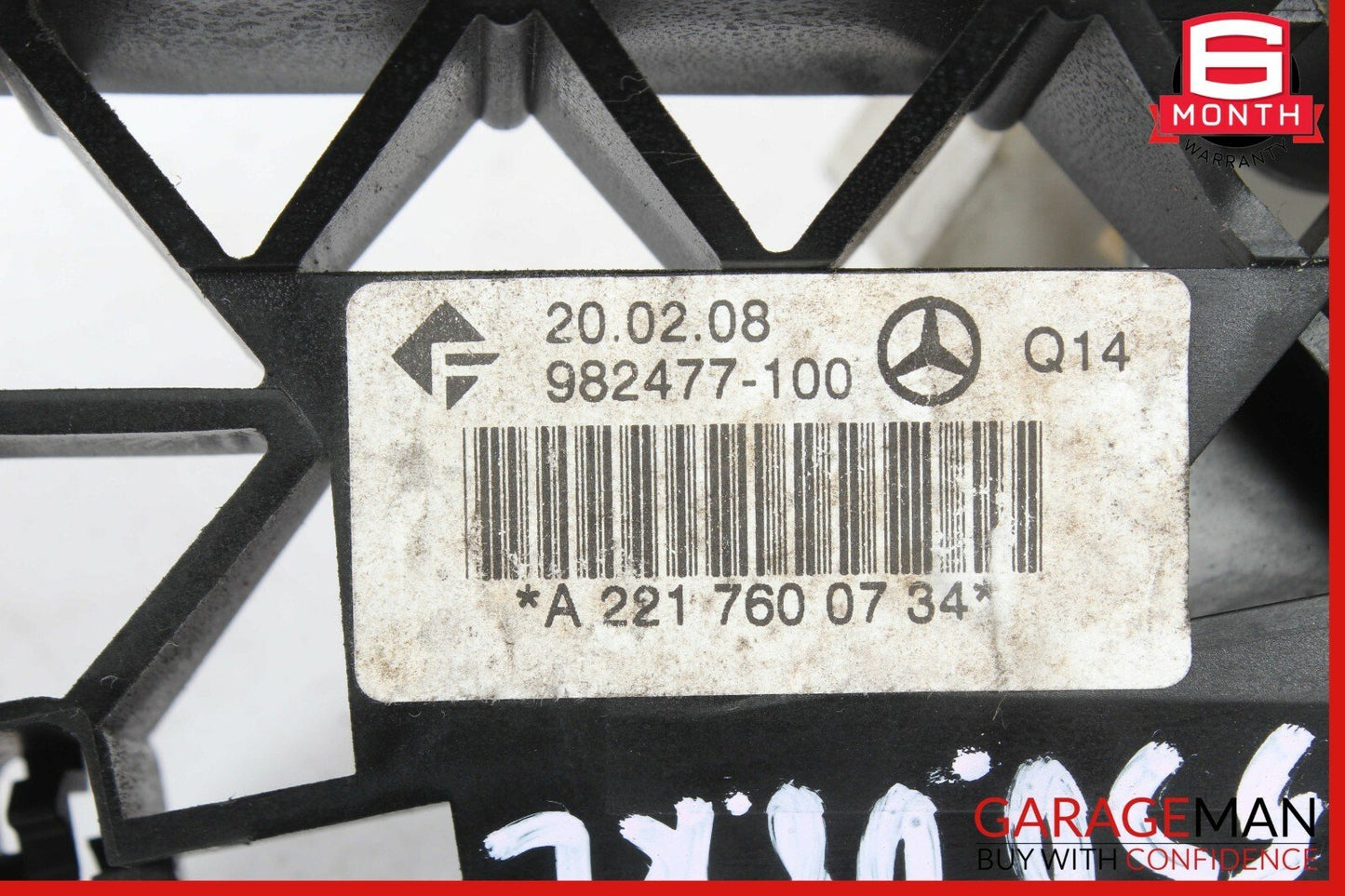 07-13 Mercedes W221 S550 S600 Rear Left Side Exterior Door Handle Keyless Go OEM