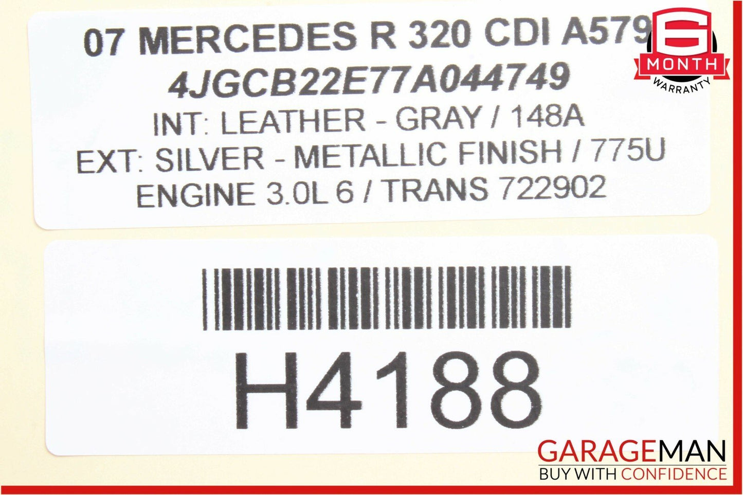 06-09 Mercedes W251 R320 Complete Door Deflector Light Marker Lamp Set of 4 Pc