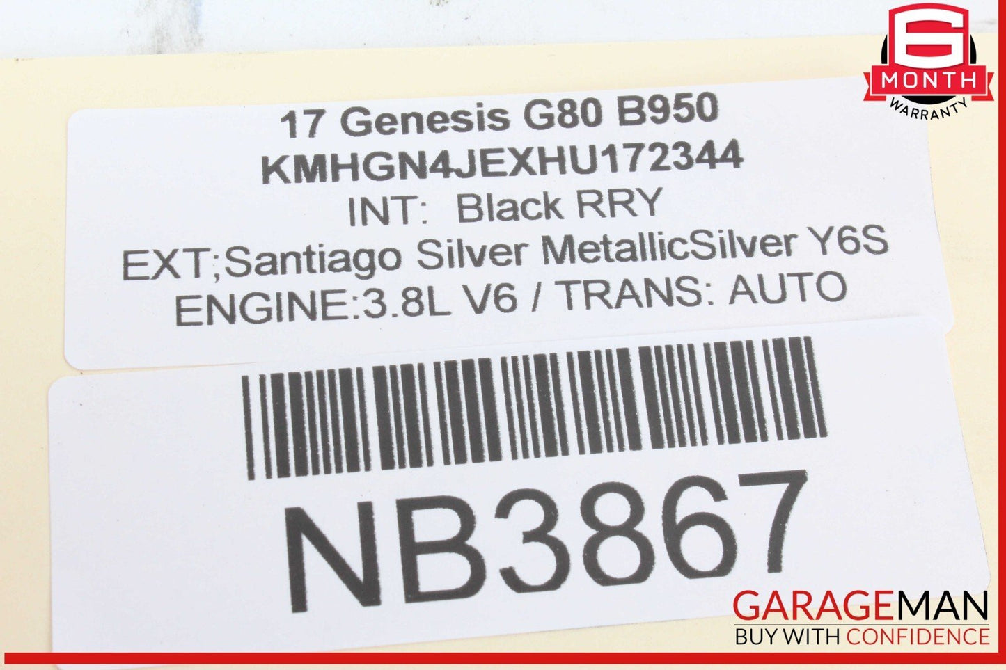 15-20 Hyundai Genesis G80 Rear Left Driver Side CV Axle Drive Shaft OEM