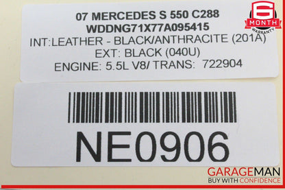 07-10 Mercedes W221 S550 CL550 Navigation Information Display Screen Monitor OEM