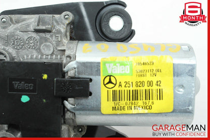 06-13 Mercedes R350 GL450 Valeo Rear Window Windshield Glass Wiper Motor Unit