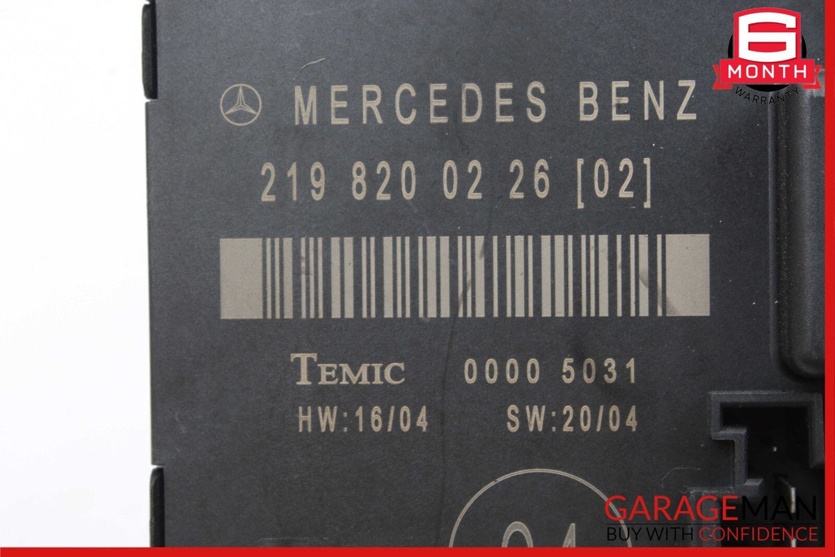 06-11 Mercedes W219 CLS500 Rear Left Door Computer Controller Module Unit