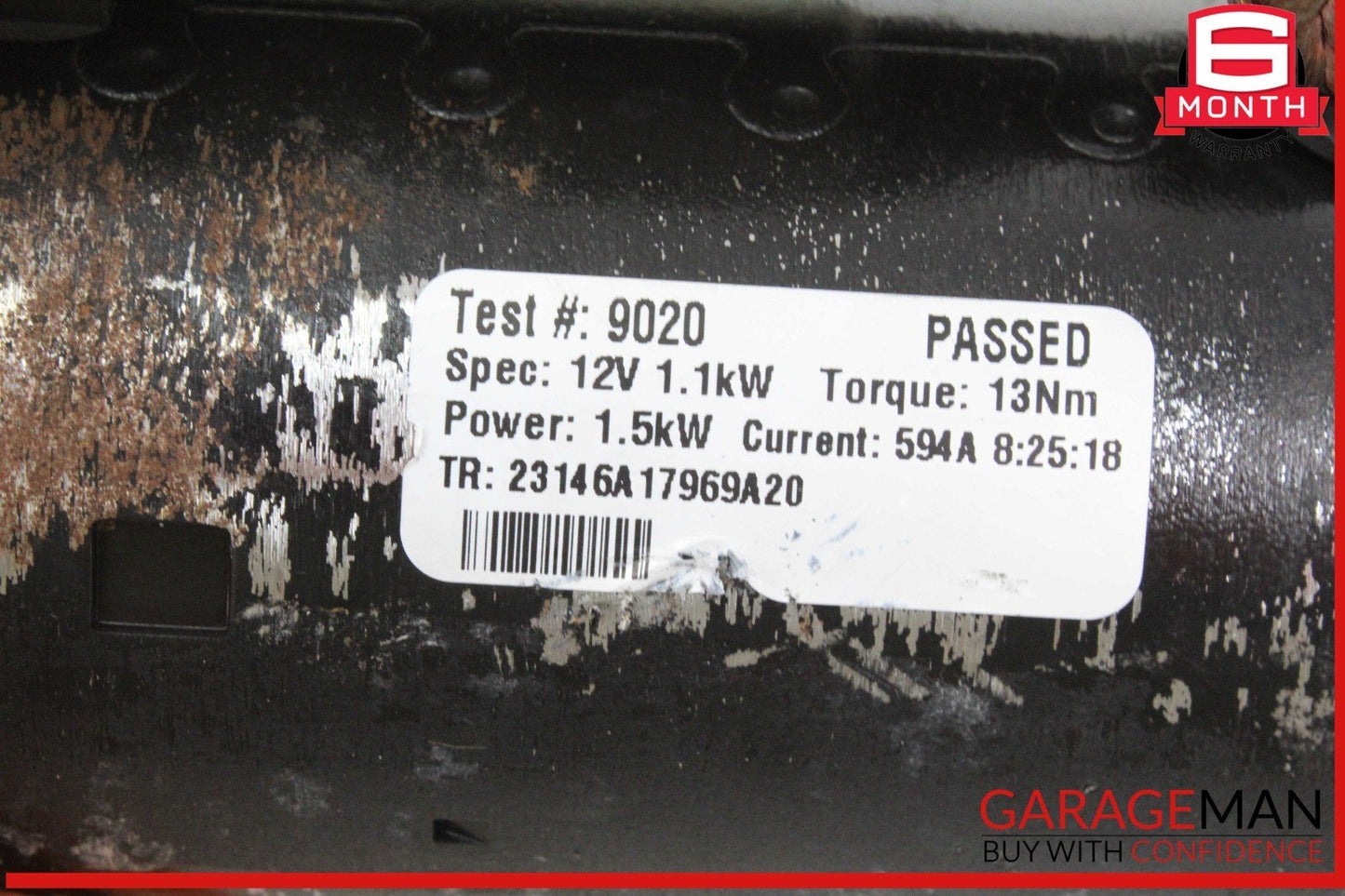 15-18 Audi Q3 Engine Starter Motor 02M911021B OEM