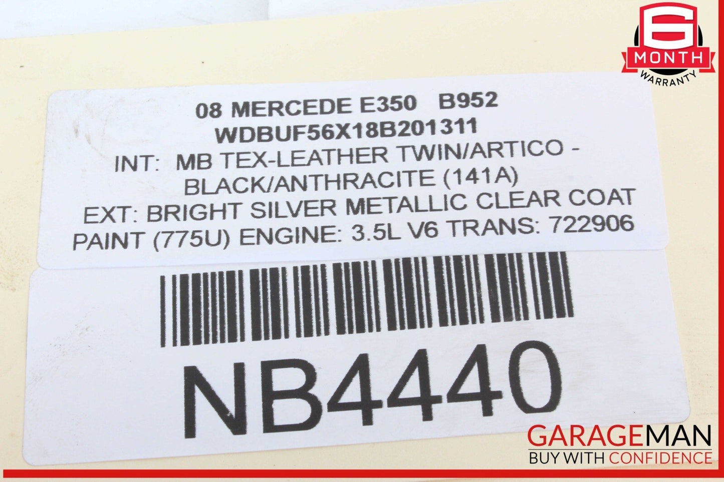 03-09 Mercedes W211 E350 E320 Front Right Headlight Support Bracket Frame OEM