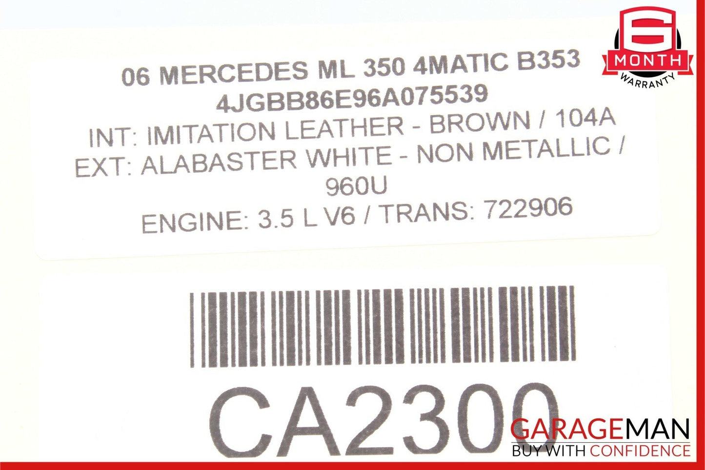 06-12 Mercedes W164 ML350 GL550 Speaker Door Mirror Cover Front Right Side OEM