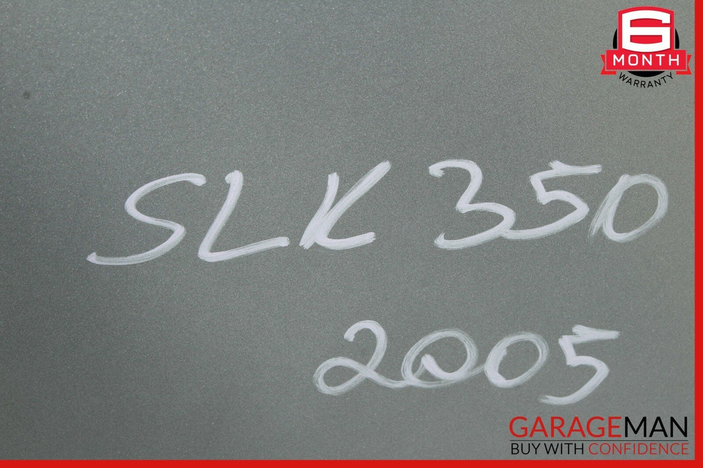 05-11 Mercedes R171 SLK280 Convertible Hard Top Roof Upper Folding Panel Silver