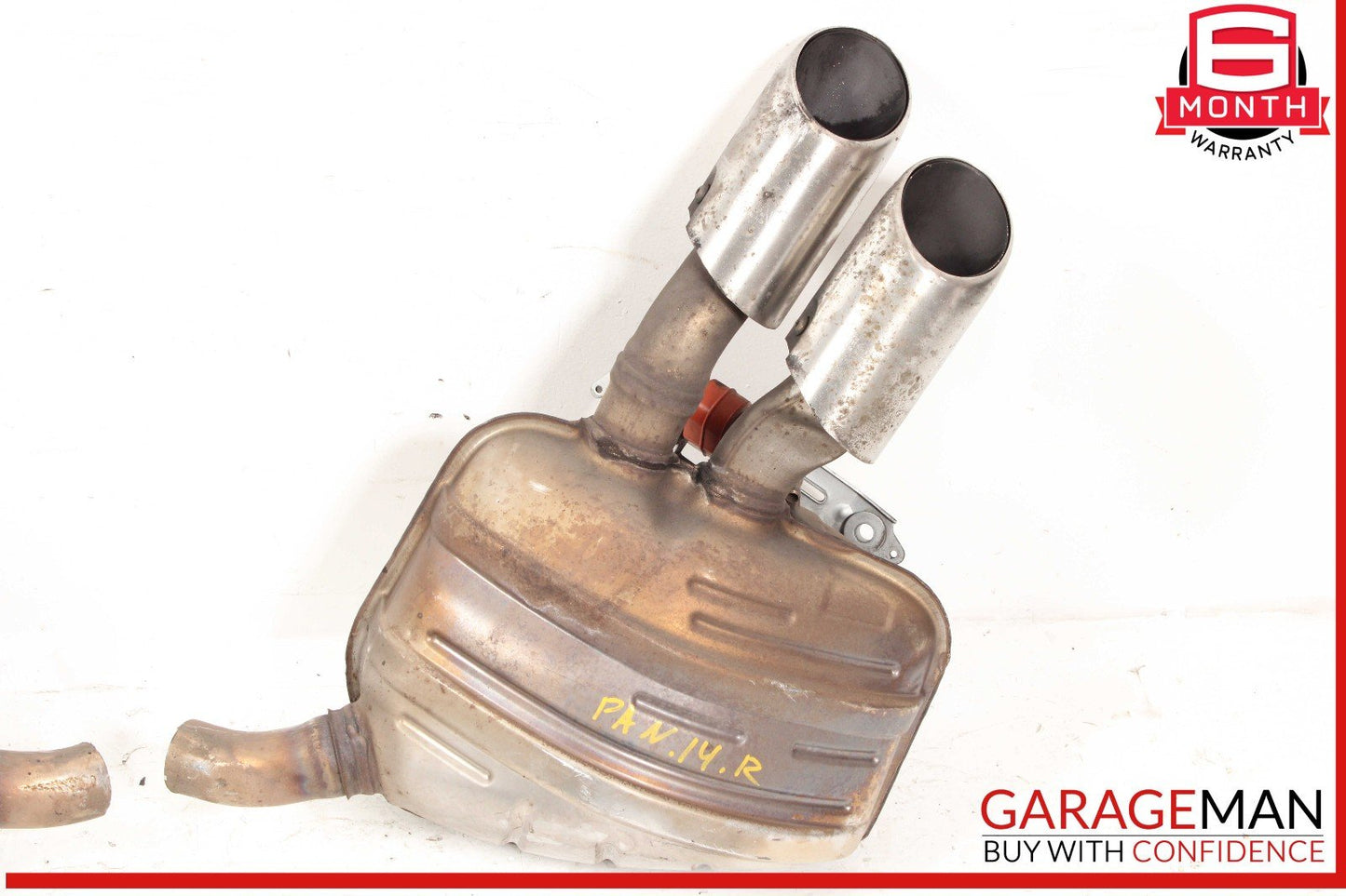 14-16 Porsche Panamera 970 E-Hybrid Exhaust Muffler Right & Left Set OEM