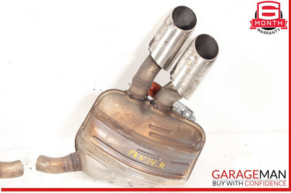 14-16 Porsche Panamera 970 E-Hybrid Exhaust Muffler Right & Left Set OEM
