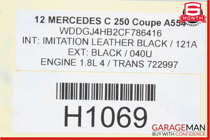 08-14 Mercedes W204 C250 C350 Rear Left / Right Side Lower Control Thrust Arm