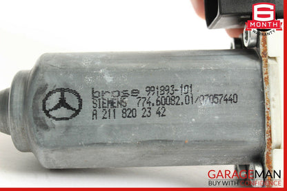 03-09 Mercedes W211 E350 Rear Left Driver Side Door Window Regulator Motor OEM