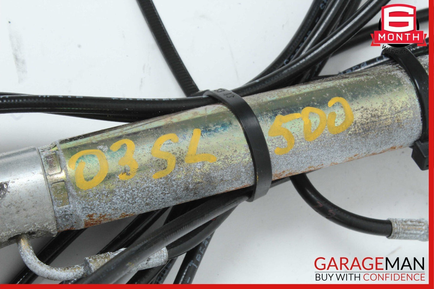 03-12 Mercedes R230 SL500 SL55 Convertible Top Main Drive Lift Cylinder Right