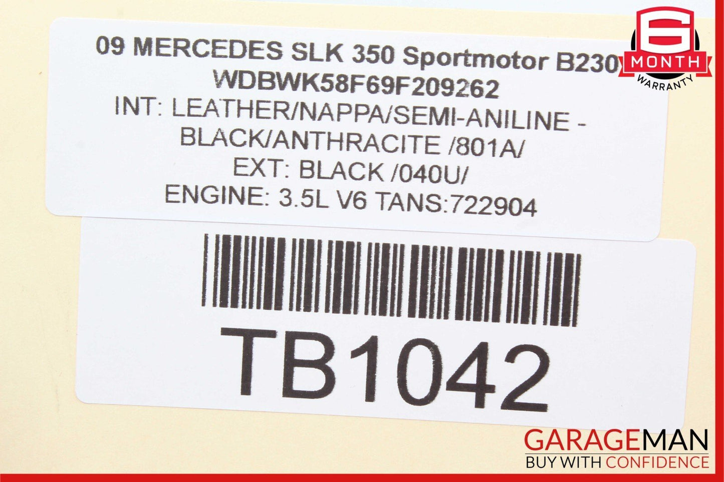 08-17 Mercedes SLK350 E500 C300 E400 Front Right RWD Spindle Knuckle Hub Bearing