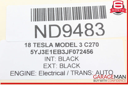 17-23 Tesla Model 3 Rear Bumper BCM Body Control Module Unit 109785500E OEM