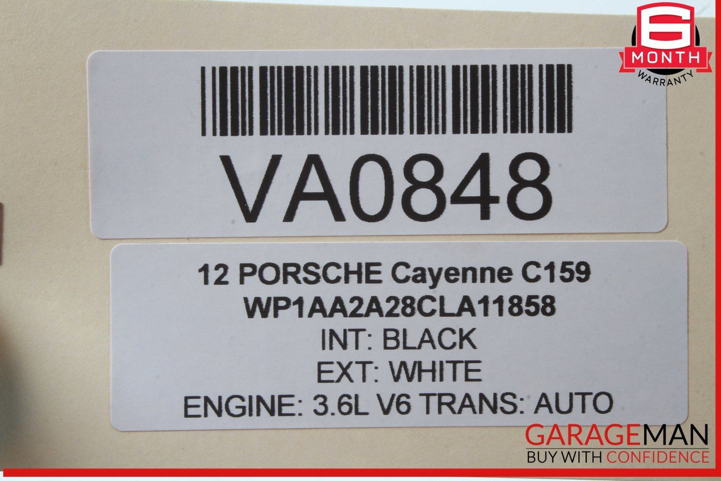 11-14 Porsche Cayenne 958 Left Driver Side LED Daytime Running Light Fog Lamp