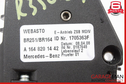 06-13 Mercedes W251 R320 4MATIC ML450 Panoramic Sunroof Sun Roof Motor Set OEM