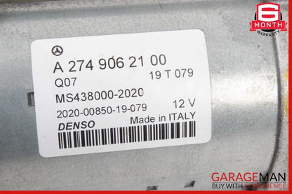15-19 Mercedes X253 GLC300 C300 DENSO Engine Starter Motor 2749062100 OEM