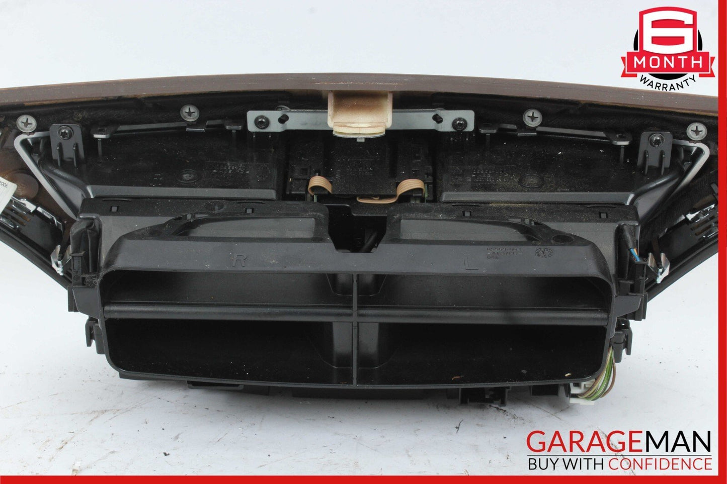 07-14 Mercedes S550 CL600 Center Dash Heater Switch Control Panel Assembly Wood