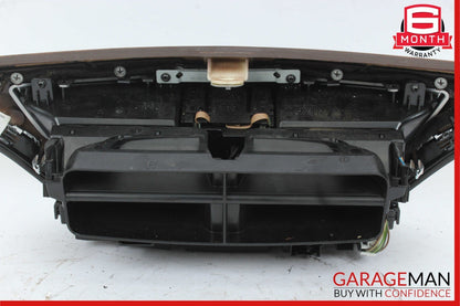 07-14 Mercedes S550 CL600 Center Dash Heater Switch Control Panel Assembly Wood