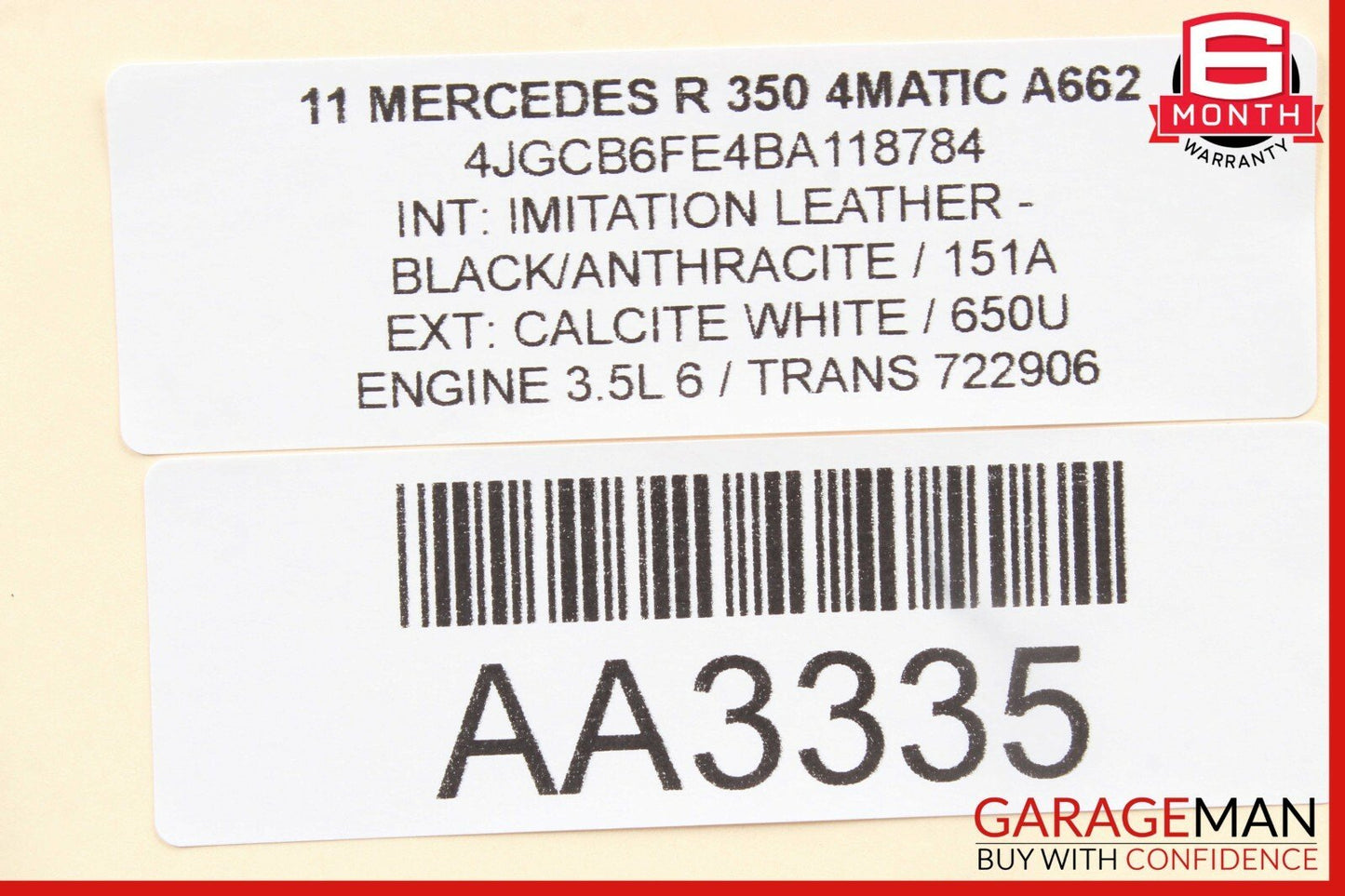 06-10 Mercedes W251 R350 Rear Left Side Exterior Door Handle w/ Actuator Set OEM