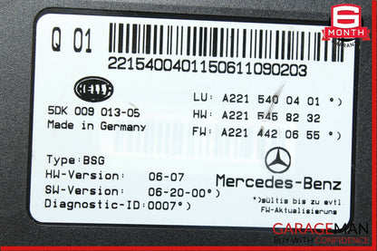 07-13 Mercedes W221 S550 CL600 Electric Power Supply Control Fuse Box Module