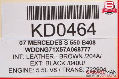 07-14 Mercedes W221 S550 S600 CL550 Headlight Switch Control 2215451004 OEM