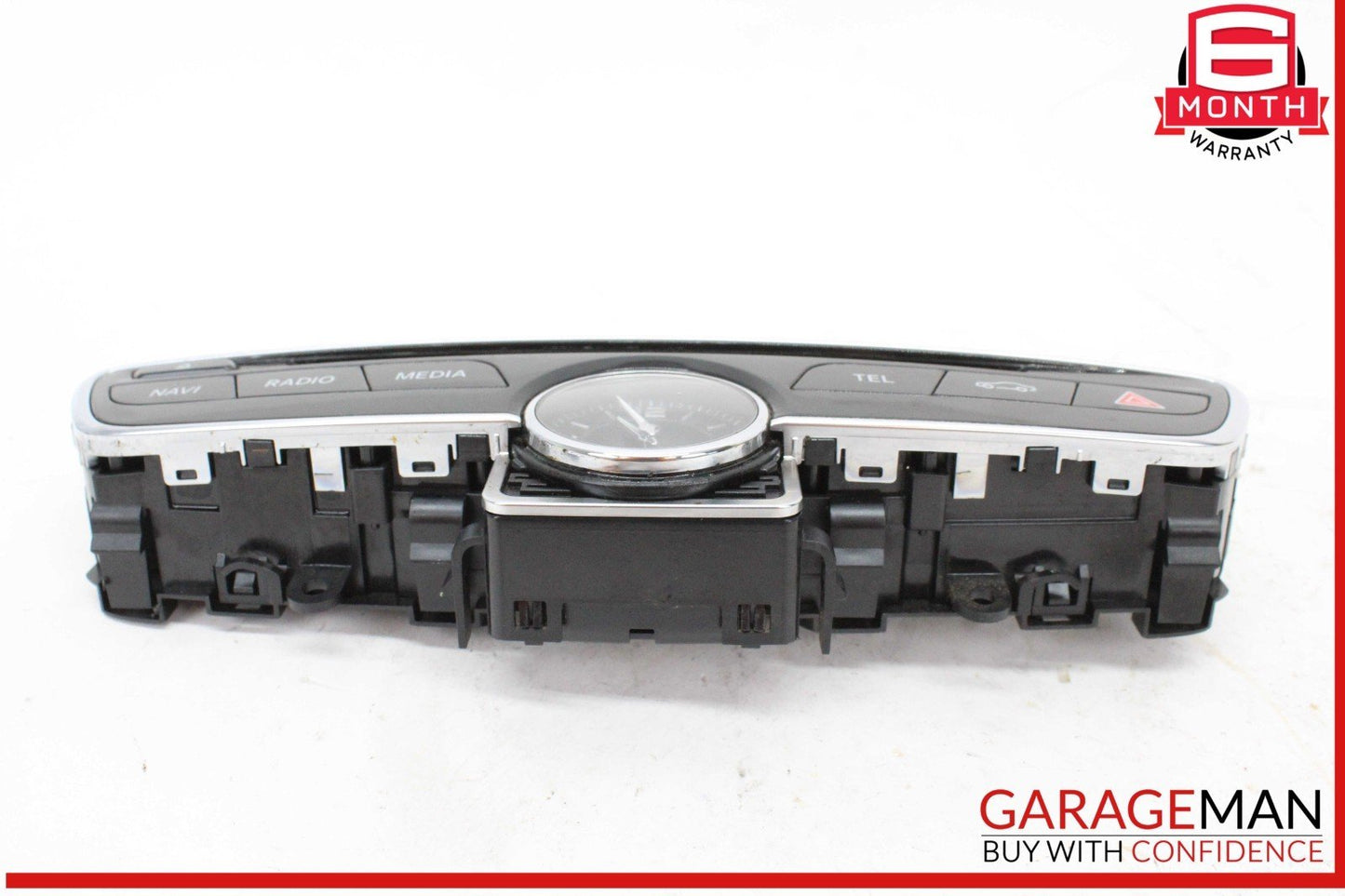 15-18 Mercedes W205 C300 Front Center Dash Hazard Control Switch w/ Clock OEM