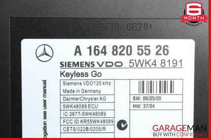 06-07 Mercedes X164 GL450 ML500 Chassis Multiplex Keyless Go Control Module OEM