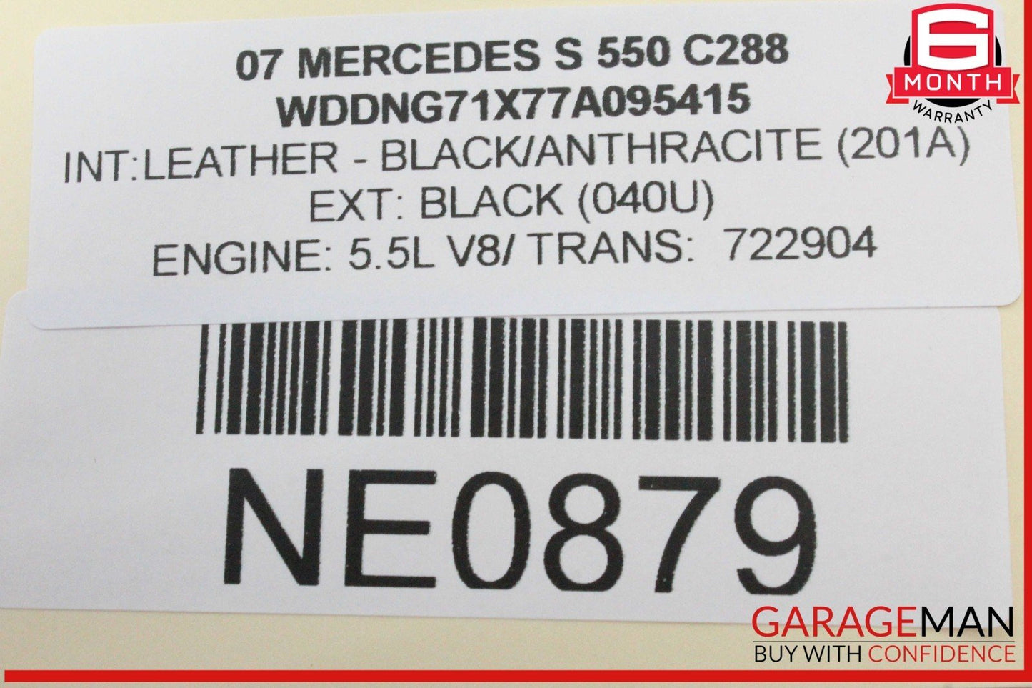 07-14 Mercedes W221 S550 CL600 Trunk Seat Lumbar Vacuum Pump 2218000248 OEM