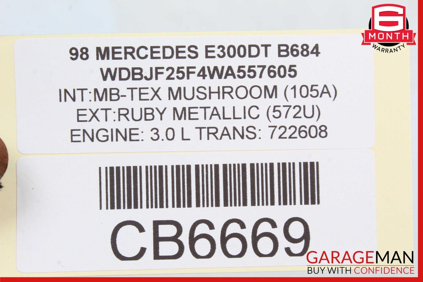 96-03 Mercedes W210 E300 E55 AMG Center Air Dash AC A/C Heater Vent Gray OEM