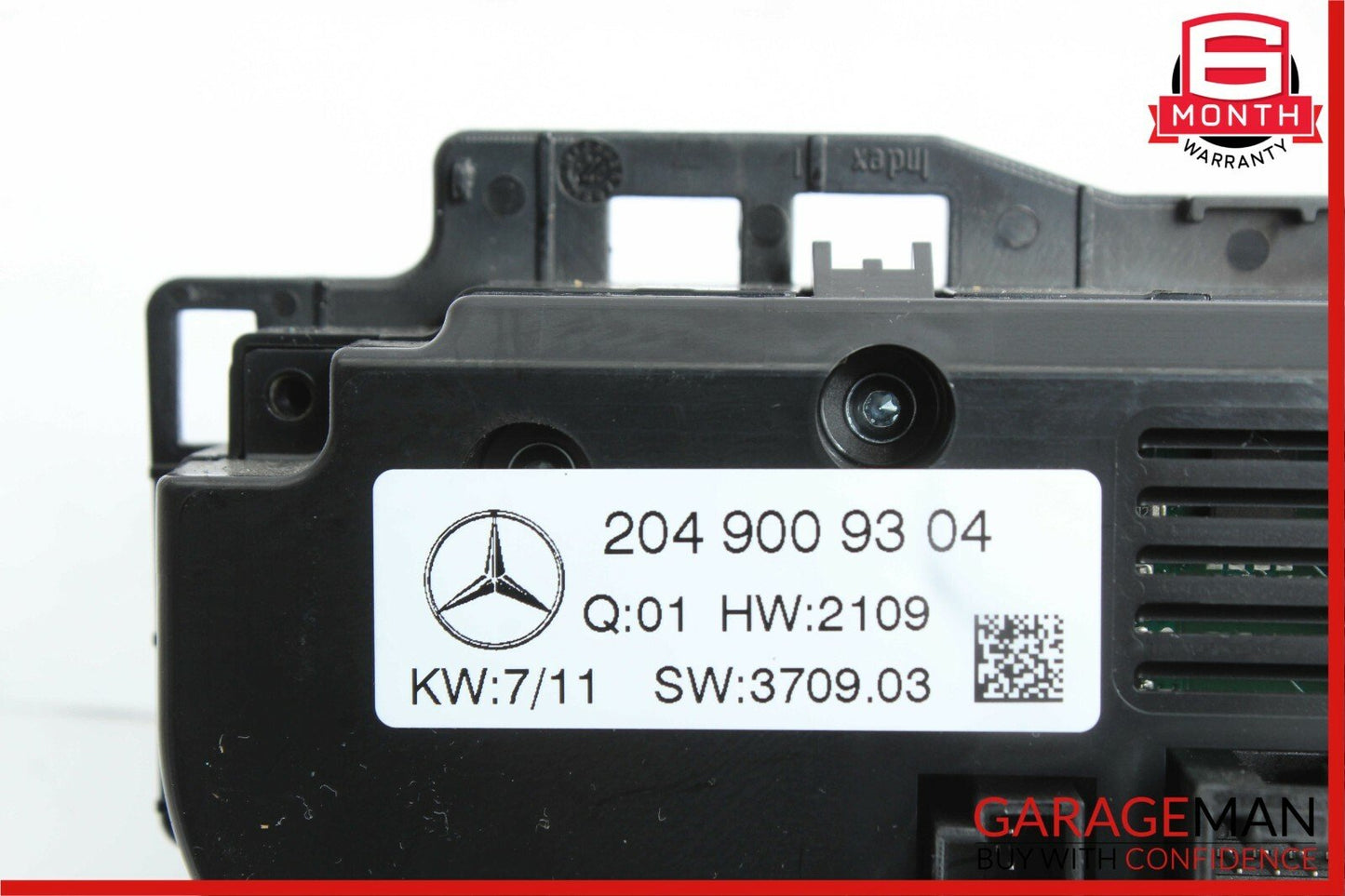 08-11 Mercedes W204 C350 AC A/C Heater Climate Temperature Switch Control Module