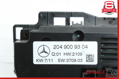 08-11 Mercedes W204 C350 AC A/C Heater Climate Temperature Switch Control Module