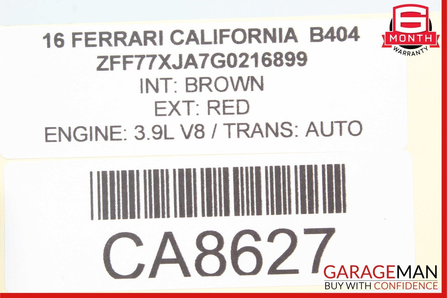 15-18 Ferrari California T Engine Water Radiator Coolant Delivery Pipe Hose 3k
