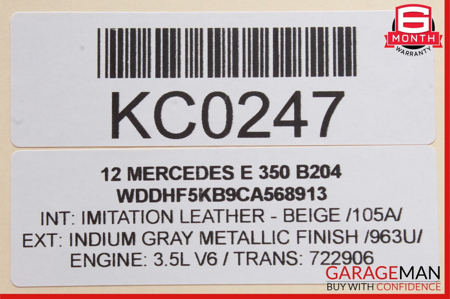 08-18 Mercedes E350 GLK350 CLS550 Rear Right Side Door Controller Module Unit