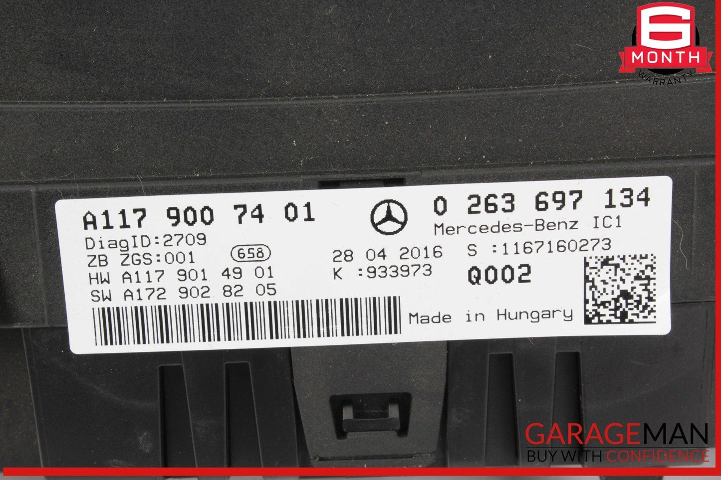 14-18 Mercedes W117 CLA250 Instrument Cluster Speedometer Odometer Gauge OEM