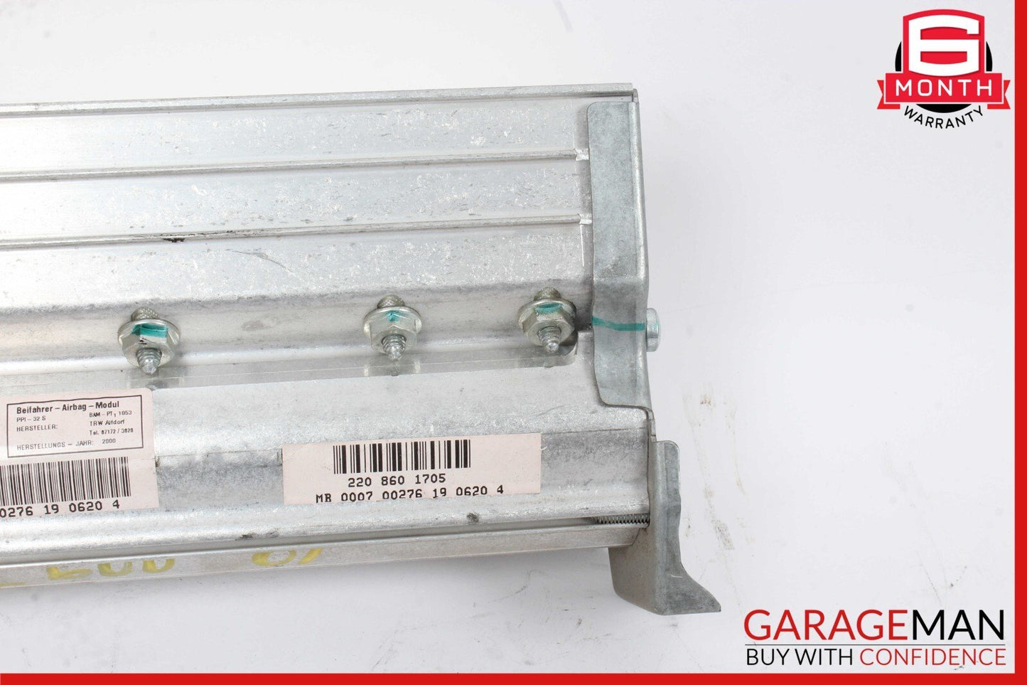 00-06 Mercedes W215 CL600 S430 S500 Front Right Dash Dashboard Airbag Air Bag