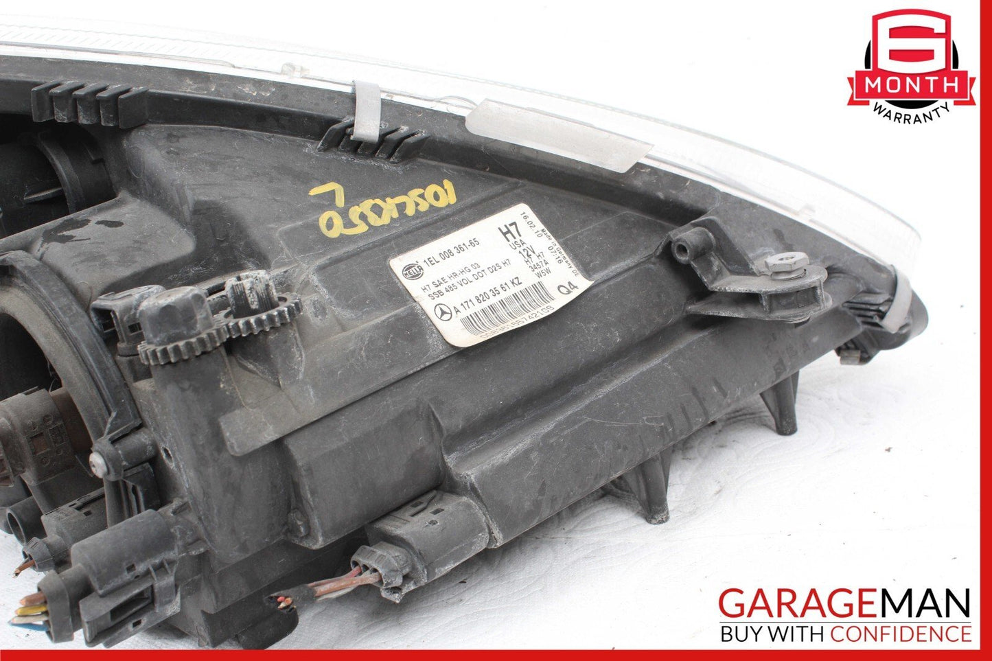05-11 Mercedes R171 SLK350 Front Left Side Headlight Head Light Lamp Bi Xenon