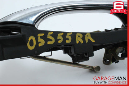 00-06 Mercedes W220 S55 AMG Rear Right Side Exterior Door Handle Black OEM
