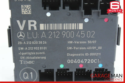 08-18 Mercedes W212 E350 C300 E400 Front Right Side Door Control Module OEM