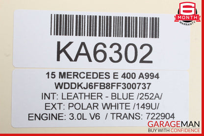 08-18 Mercedes W207 E400 Front Left Driver Side Door Control Module OEM