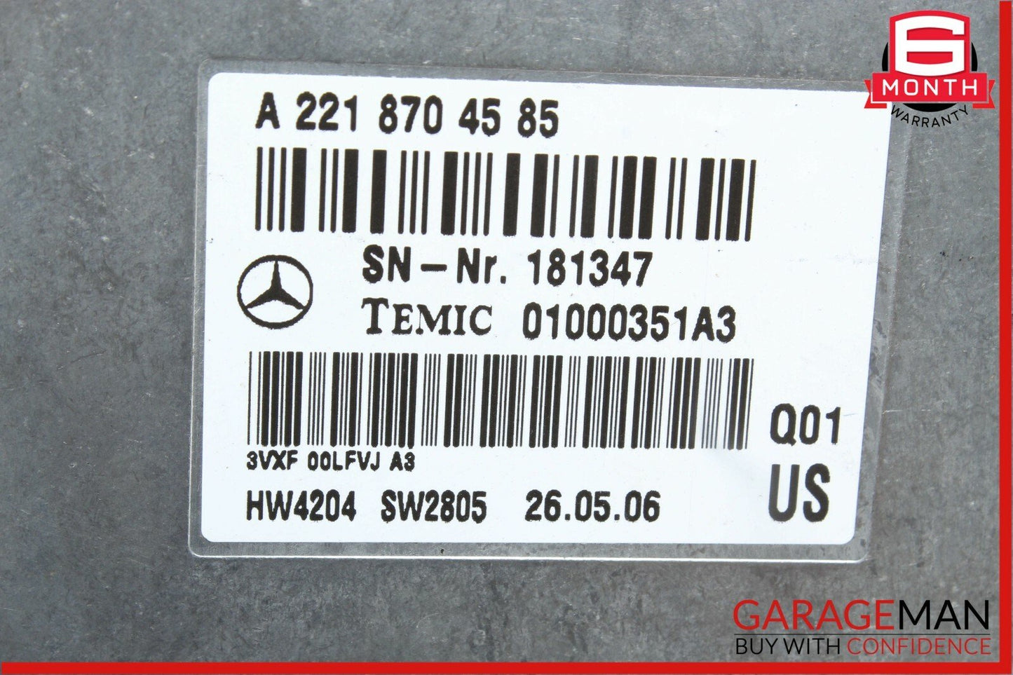 07-14 Mercedes W221 S550 CL550 Voice Language Communication Controller Module