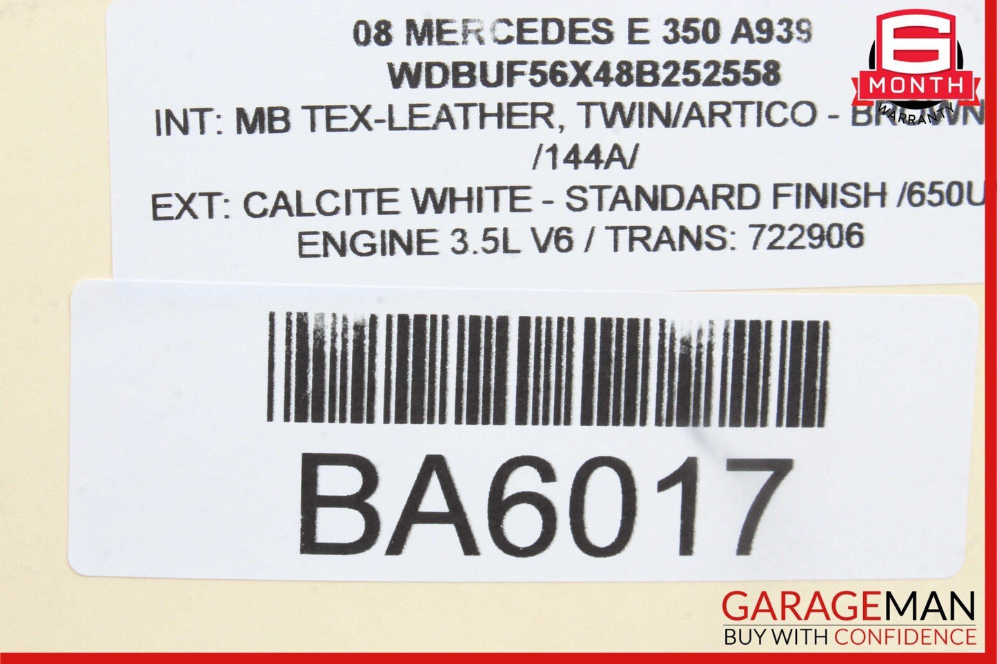 03-09 Mercedes W211 E350 E63 AMG Front Left Driver Side Door Control Module OEM