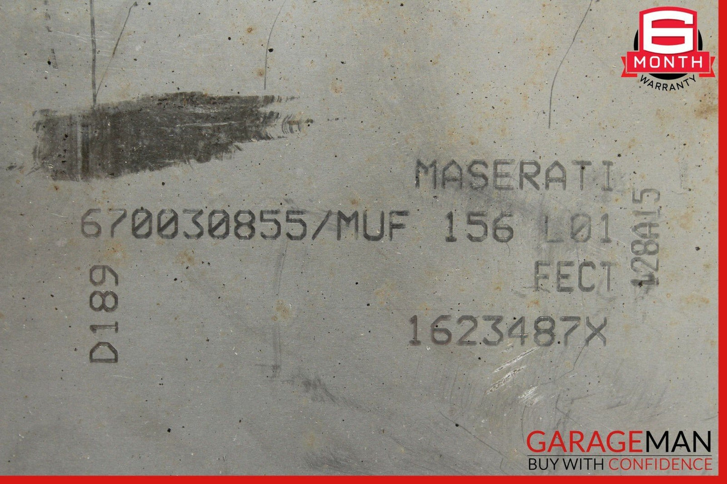 14-17 Maserati Ghibli Rear Left Driver Exhaust Muffler Dual Tip Assembly OEM