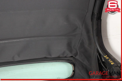 05-08 Porsche Boxster 987 Rear Convertible Soft Top Roof Glass Assembly Black