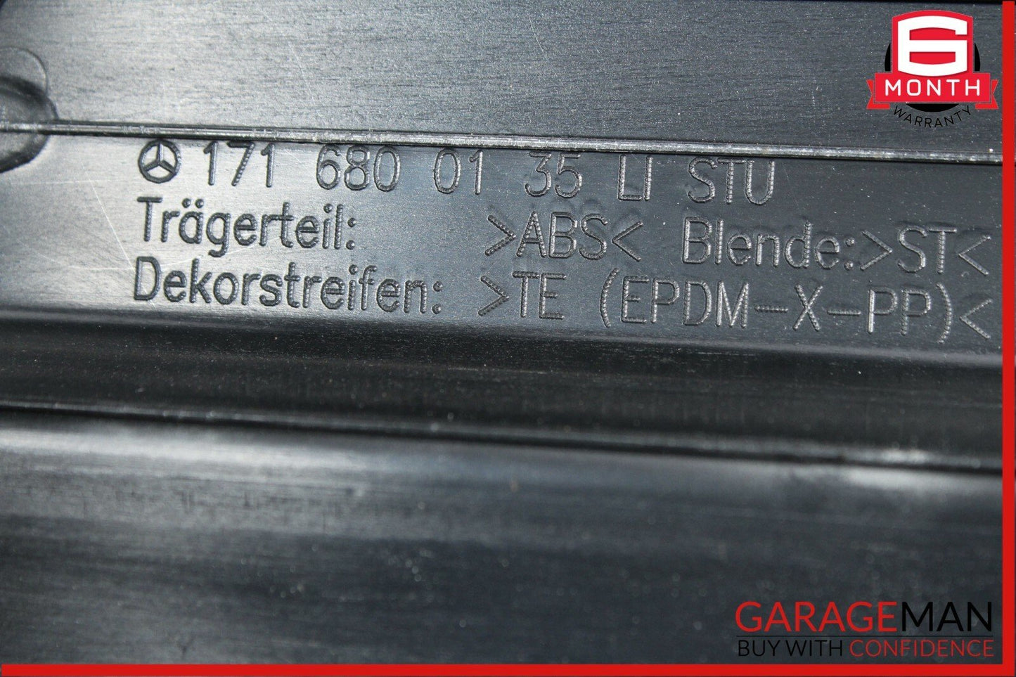 05-11 Mercedes R171 SLK280 Front Left & Right Door Step Sill Scuff Plate Set OEM
